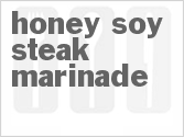 recipe for honey soy steak marinade