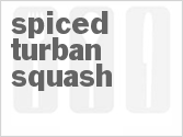 recipe for spiced turban squash