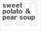 recipe for sweet potato & pear soup