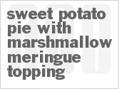 recipe for sweet potato pie with marshmallow meringue topping