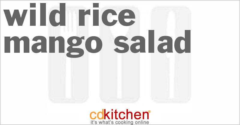 Wild Rice Mango Salad - CDKitchen.com