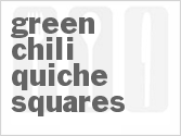 Green Chili Quiche Squares