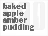 recipe for baked apple amber pudding