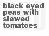 recipe for black-eyed peas with stewed tomatoes