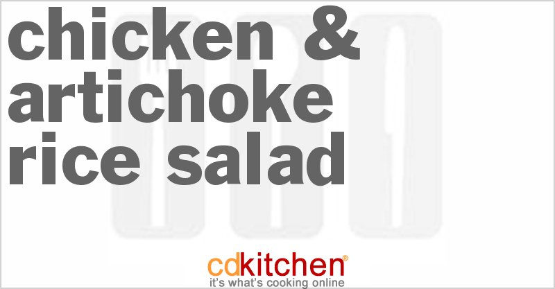 Chicken & Artichoke Rice Salad - CDKitchen.com