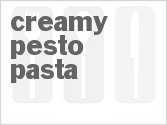 recipe for creamy pesto pasta