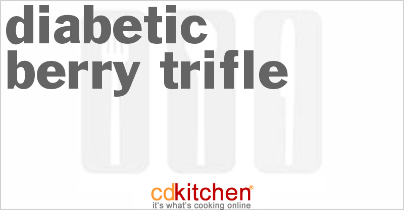 Diabetic Berry Trifle - CDKitchen.com