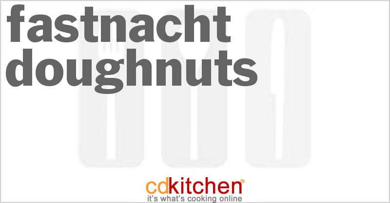Fastnacht Doughnuts - CDKitchen.com