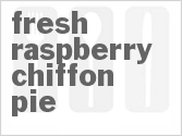 recipe for fresh raspberry chiffon pie