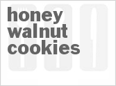 recipe for honey-walnut cookies