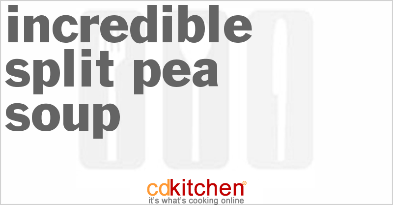 Incredible Split Pea Soup - CDKitchen.com