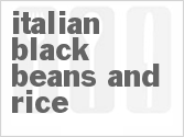 recipe for italian black beans and rice