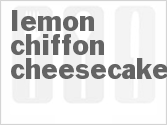 recipe for lemon chiffon cheesecake