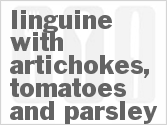 recipe for linguine with artichokes, tomatoes and parsley