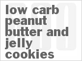 recipe for low carb peanut butter and jelly cookies