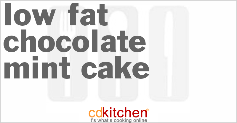 Low Fat Chocolate Mint Cake - CDKitchen.com