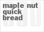 recipe for maple nut quick bread