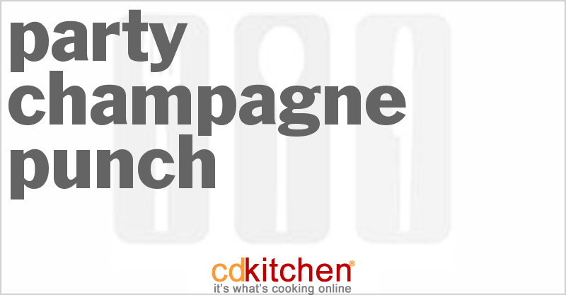Party Champagne Punch - CDKitchen.com