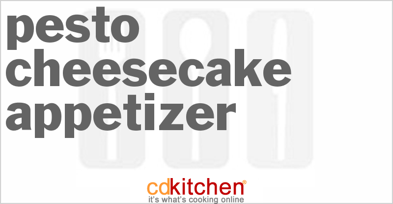 Pesto Cheesecake Appetizer - CDKitchen.com