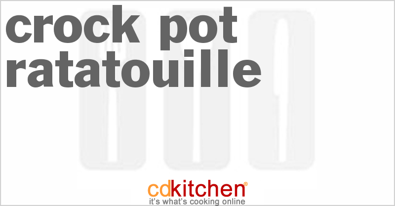 Ratatouille - CDKitchen.com