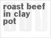 recipe for roast beef in clay pot