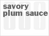 recipe for savory plum sauce