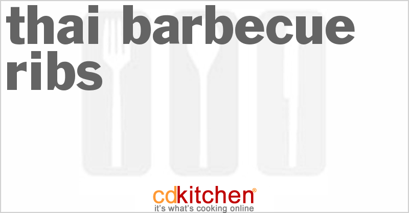 Thai Barbecue Ribs - CDKitchen.com
