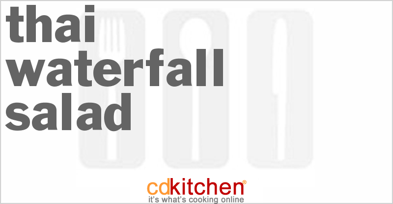 Thai Waterfall Salad - CDKitchen.com