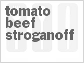 recipe for slow cooker tomato beef stroganoff