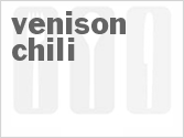 recipe for venison chili