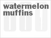 recipe for watermelon muffins
