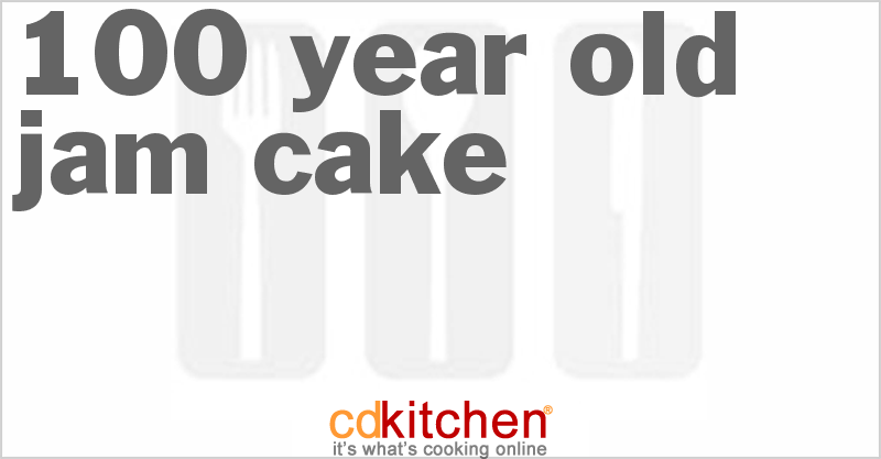 100-Year Old Jam Cake - CDKitchen.com