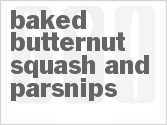 Baked Butternut Squash And Parsnips