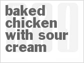 Baked Chicken With Sour Cream