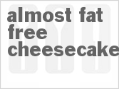 recipe for almost fat-free cheesecake