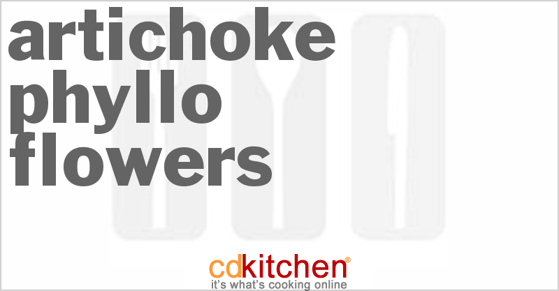 Artichoke Phyllo Flowers - CDKitchen.com