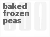 recipe for baked frozen peas