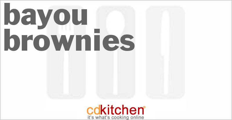 Bayou Brownies - CDKitchen.com