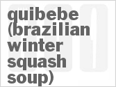 recipe for brazilian winter squash soup (quibebe)
