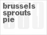 recipe for brussels sprouts pie