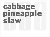 recipe for cabbage pineapple slaw