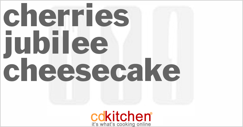 Cherries Jubilee Cheesecake - CDKitchen.com