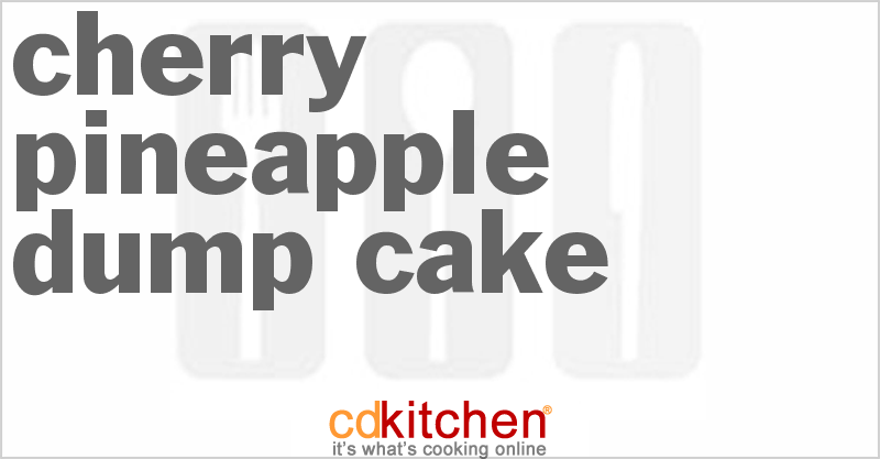 Cherry Pineapple Dump Cake - CDKitchen.com