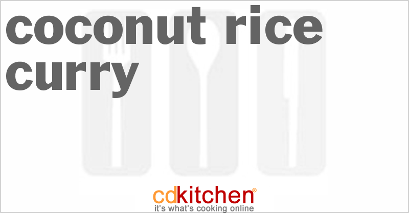 Coconut Rice Curry - CDKitchen.com