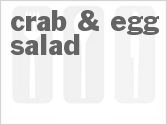 recipe for crab & egg salad