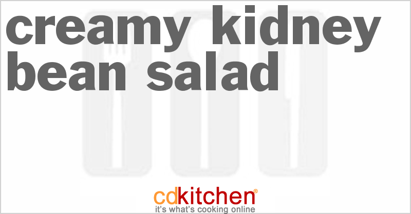 Creamy Kidney Bean Salad - CDKitchen.com