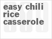 recipe for easy chili rice casserole