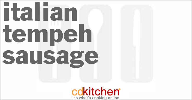 Italian Tempeh Sausage - CDKitchen.com