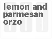 recipe for lemon and parmesan orzo