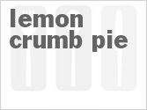 recipe for lemon crumb pie